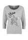 Q/S Designed By Shirt graumeliert / schwarz