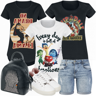 Outfit mit Blau Tasche Game of Thrones "Einzigartiger Look"