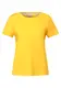 Street One Damen Basic T-Shirt in Gelb