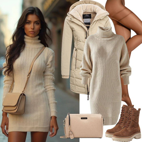 Comment poter Beige/Marron/Kaki/Blanc Poncho en Tricot/Cardigan Col Rond/Cardigan en Laine/Cardigan d'Hiver/Cachemire-Cardigan/Cardigan Cache-cœur/Cardigan Col Montant/Pull à Col Roulé/Pull à Col Montant/Pull Long/Grande Taille Tunique/Tricot Grande Taille Only avec Beige Veste en Duvet/Doudoune/Veste Durable/Veste 2 en 1/Veste Hybride/Veste d'Hiver/Veste Synthétique/Doudoune D'été Champion Authentic Athletic Apparel