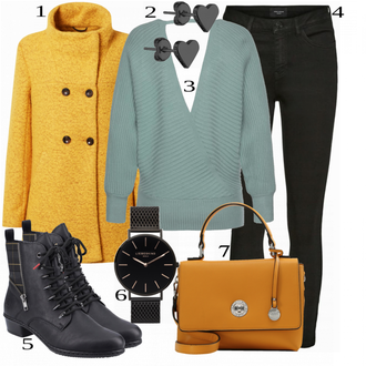 Outfit sa Plava Čizmica Rieker "Tvoj otmjeni outfit"