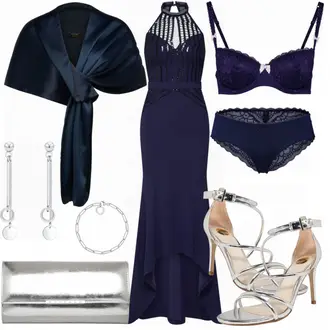 Outfit mit Blau lipsy "lipsy Kleid"