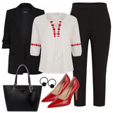 Rote Högl High Heels Outfits image