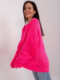 Fluo rov oversize svetr s kulatm vstihem