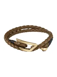 DIESEL Armband ''''A-BRUNY'''' gold / chamois
