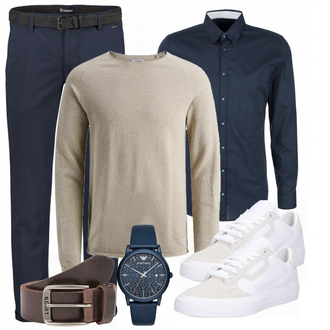 Outfit mit Weiß Sneaker Adidas Originals "Praktischer Look"