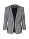 DKNY Blazer OPEN FRONT JACKET grau / schwarz
