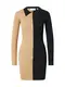 Daisy Street Strickkleid hellbraun / schwarz