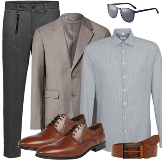 Outfit mit Stoffhose SELECTED HOMME "Business Outfits"