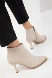 Beige Women's Boots & Booties 17525