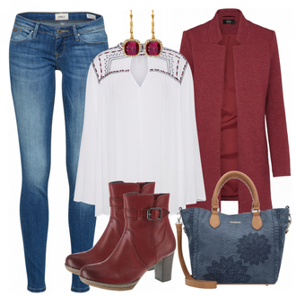 Outfit mit Grau Desigual "FashionLook"