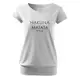 Modisches Damen Shirt mit Spruch Motiv Bedruckt Hakuna Matata Ladies Top Sommer (95-City-Weiß-3XL)