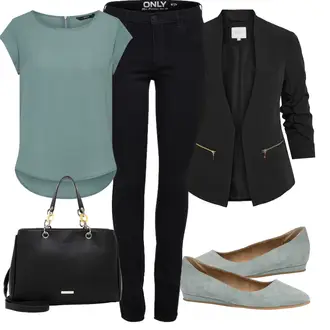 Outfity na podzim s Černá Kožená Pánská Bund/Smokingové sako/Elegantní Sako/Krátké Sako/Neformální Sako/Blůzové Sako/Boyfriend Sako/Kožená bunda pro muže/Blejzrové Bund Vila "Elegantní podzimní outfit"