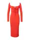 A LOT LESS Kleid 'Eliza' hellrot