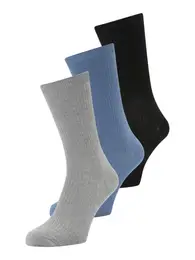 Čarape plava / siva / crna