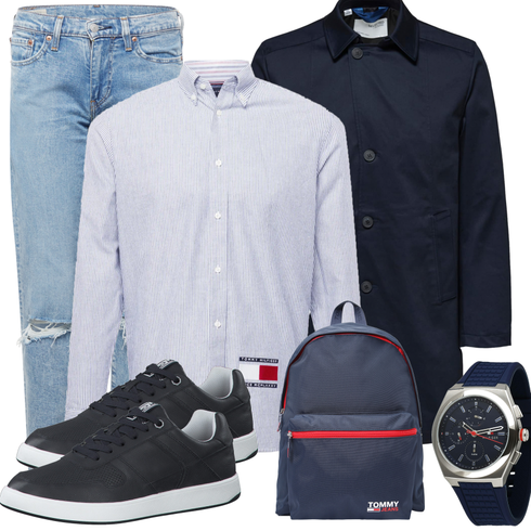 Schwarz Sneaker S.Oliver kombinieren