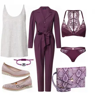Outfit mit Rot Jumpsuit Trendyol "Farbliches Frühlings Outfit"