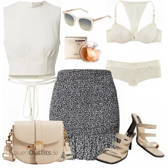 Kurz/Mini Outfit mit Rock/Strickkleid/Langes Kleid Leger by Lena Gercke "Schöner Sommer Look"
