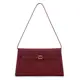 GETERUUV Schultertaschen für Damen, trendige Geldbörse, veganes Leder, Hobo-Tragetasche, Handtasche, Designer-Mini-Clutch, Geldbörse mit abnehmbarem Riemen, Rot/Ausflug, einfarbig (Getaway Solids)