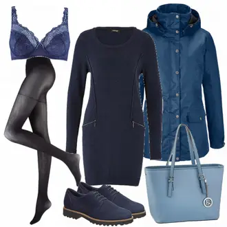 Outfit mit Blau Schuh Sioux "Chiki"