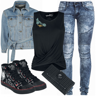 Outfit mit Grau Khujo "Modischer Look für die Freizeit"
