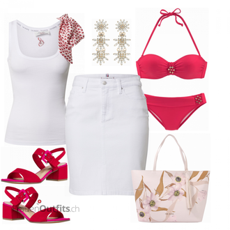 Outfit mit Bademode Lascana "Sommer Bekleidung"