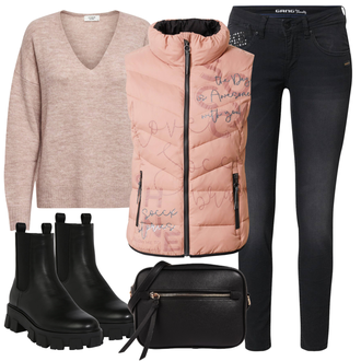 Outfit s Černá Džíny Gang "Ležérní Outfits"