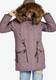 khujo Parka ''''CRYSTEL'''' braun / pastelllila