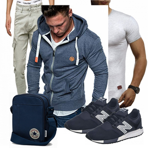 Lange Regular Fit Cargo Chino Hose Baumwollhose Chinohose Freizeithose Stoffhose aus Stretch Material für Männer Indicode Herren August Cargohose aus Baumwolle mit 6 Taschen