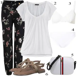 Lyocell Outfit sa Donje rublje Tommy Hilfiger Underwear "Ljetni outfiti"