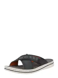 bugatti Pantolette ''''Sani'''' grau / anthrazit / orange / schwarz