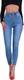 Y C Damen High Waist Stretch Jeans Jeggings Hose hoher Bund Hoch Schnitt Röhre A98 (38/M, Blau)