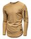 Ombre-Eight Herren Oversize Sweatshirt Longline Pullover O-203 [Beige, M]