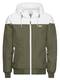 Iriedaily Übergangsjacke oliv / weiß