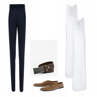 Outfit mit Weiß Hemdchen Tchibo "Business Style"