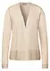 Street One Damen Strickjacke mit Lochmuster in Beige