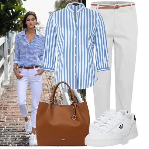 Weiß/Creme Schuh Vintage Sneaker/Leder Sneaker/Schmaler Sneaker/SkateSchuh Adidas Originals kombinieren