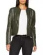 VERO MODA Damen VMEUROPE FAVO Faux Leather Jacket IP Jacke, Grau (Peat Peat), 34 (Herstellergröße: XS)