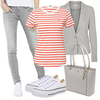 All Star Lift Outfit s Tmavě hnědá/Hnědá Teniska s dírkovaným vzorem/Tenisky s Bočním Zipem/Nízká Teniska/Nazouvací teniska/Úzká teniska/Teniska na platformě Converse "Outfit na léto"