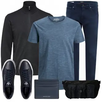 Outfit mit Sneaker/Leder Sneaker Adidas Originals "Street Style Outfit"