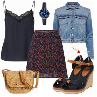 Kurz/Mini Outfit mit Rock/Short Große Größe About You "Leichtes Sommer Outfit"