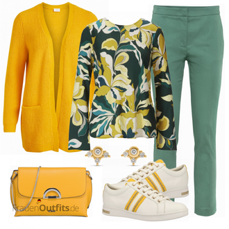 Outfit mit Grau Sneaker Geox "Geox Sneaker"