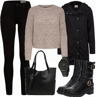 Winter Outfits met zwart ESPRIT "Stijlvol"