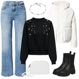 Schwarze Only Oversized Sweatshirt Outfits image