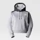 The North Face Reaxion Fleece Kapuzenpulli Für Damen Tnf Light Grey Heather/asphalt Grey Größe L Damen