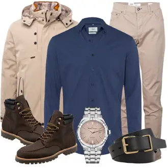 Outfit mit Schwarz Stiefel Lumberjack "Cooles Outfit"