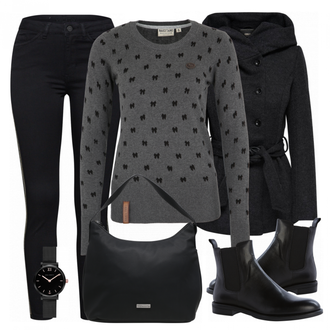 Outfit mit Blau Stiefel Vagabond Shoemakers "Mane"