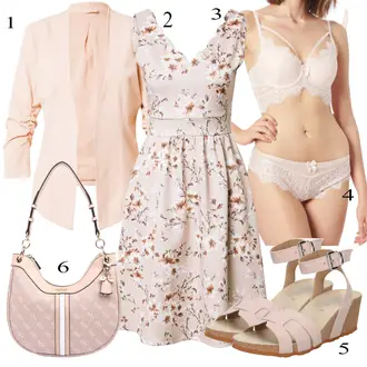 Outfit sa Pink Balkonet Grudnjak/Mekani grudnjak/Grudnjak Minimizer/Grudnjak sa žicom/Grudnjak sa žicom/Bralette Grudnjak/Grudnjak prsnog kroja/Čipkasti grundjac/Grudnjak Bez Žice HUNKEMÖLLER "Ljetni outfiti"