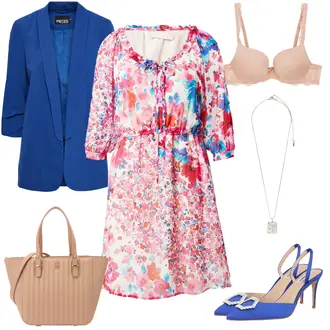 Outfit mit Beige 男士鞋子尺寸11/Balconette-Bh/Minimizer-Bh/Multiway-Bh/Push-Up-Bh/Soft Bh/Durchsichtiger BH/Lederjacken für Männer/Bügel-Bh/Bügel-BH lingadore "Blumiger Businesslook"