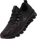 BRONAX Laufschuhe Herren Sportschuhe Männer Licht Turnschuhe Freizeitschuhe Atmungsaktiv Herren Schuhe rutschfeste Sneaker Männer Schwarz 43 EU (44 Asien)